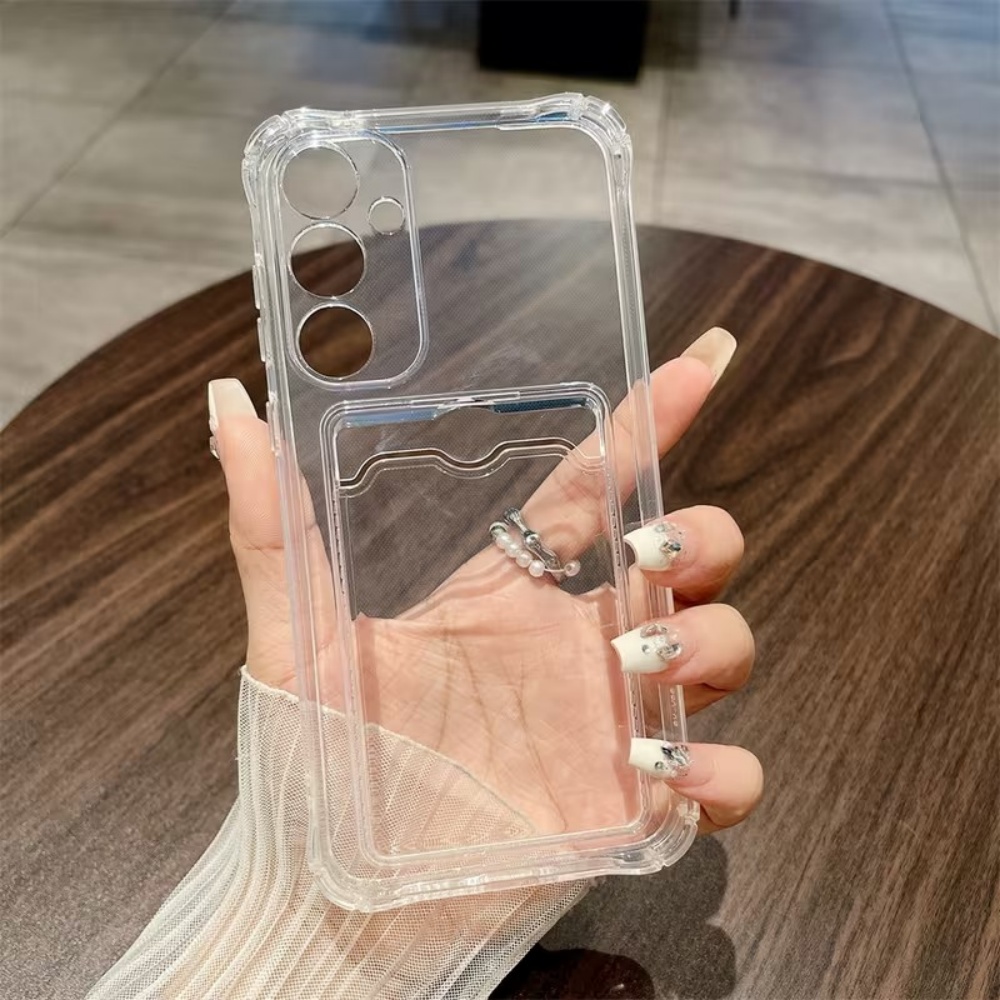 Phone Cases That Hold Cards - Luxury Transparent With Card Holder Phone