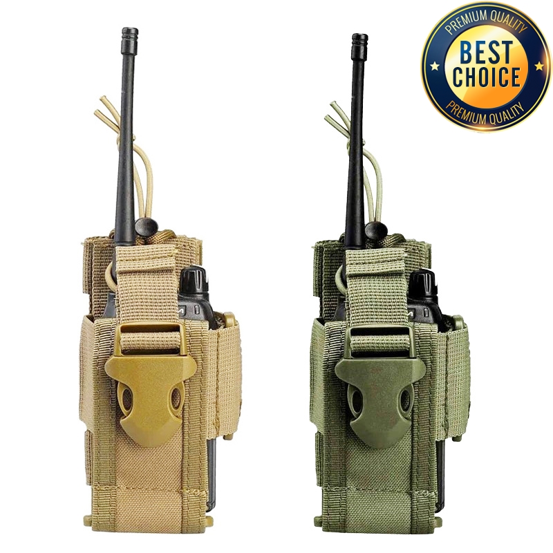 Military Grade Case - New Tactical Adjustable Walkie Talkie Holder