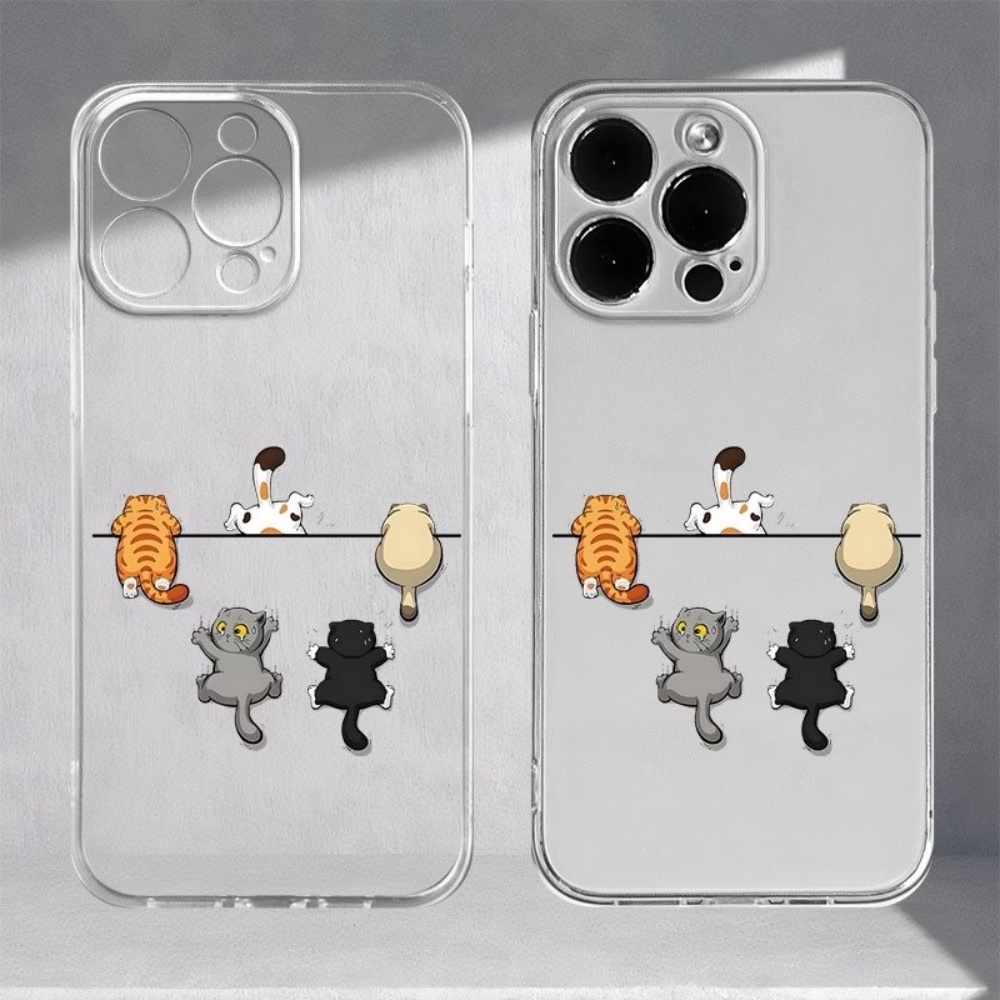 Phone Cases Xs Max - Five Cute Cat Pattern Phone Case