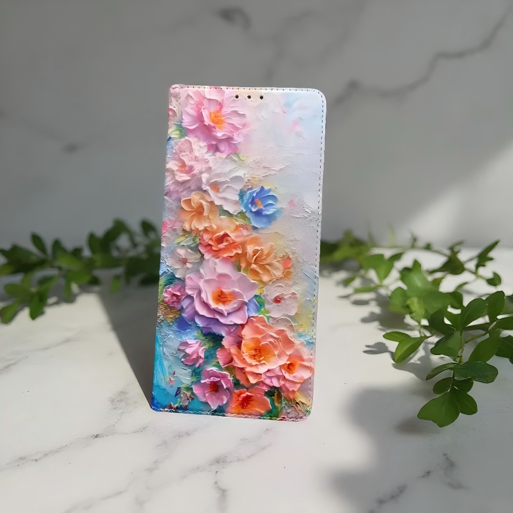Phone Cases Samsung S25 Ultra - Painted Magnetic Flip Leather Wallet Case