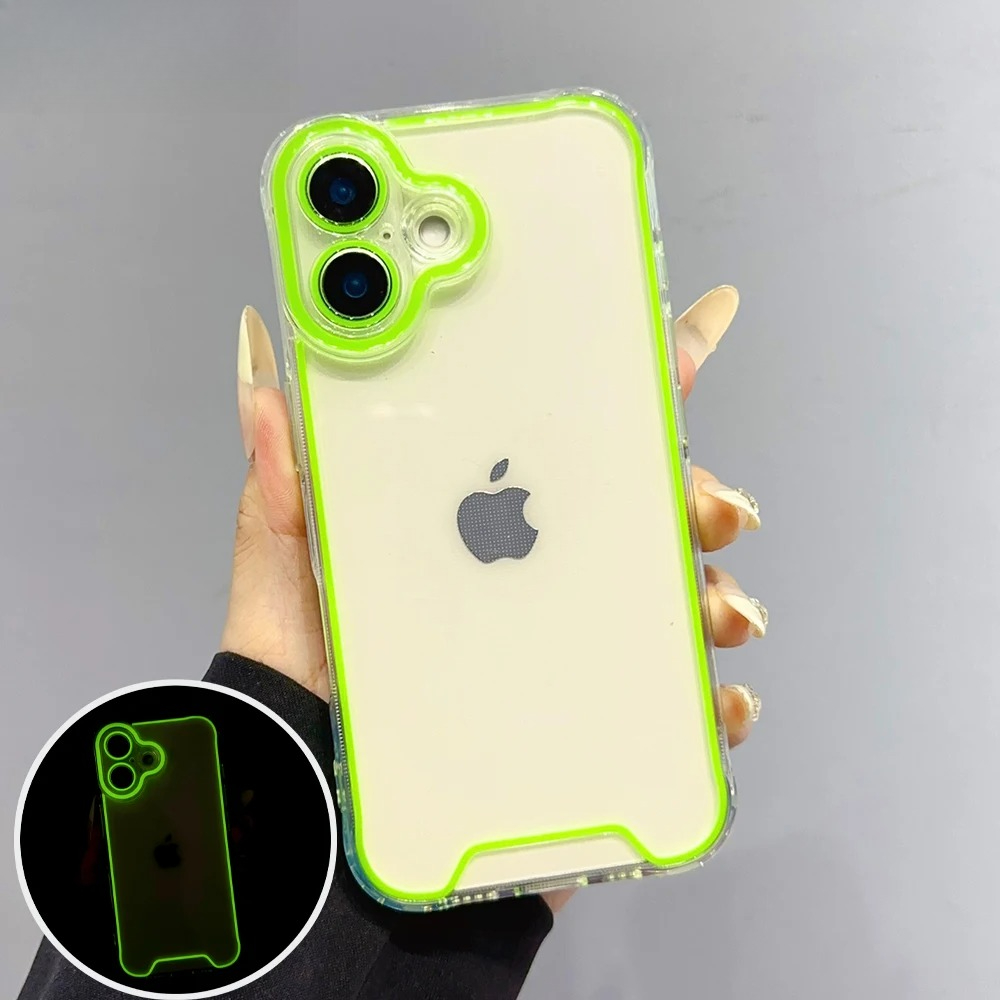 Phone Cases Vogue - Luxury Night Light Luminous Transparent Case