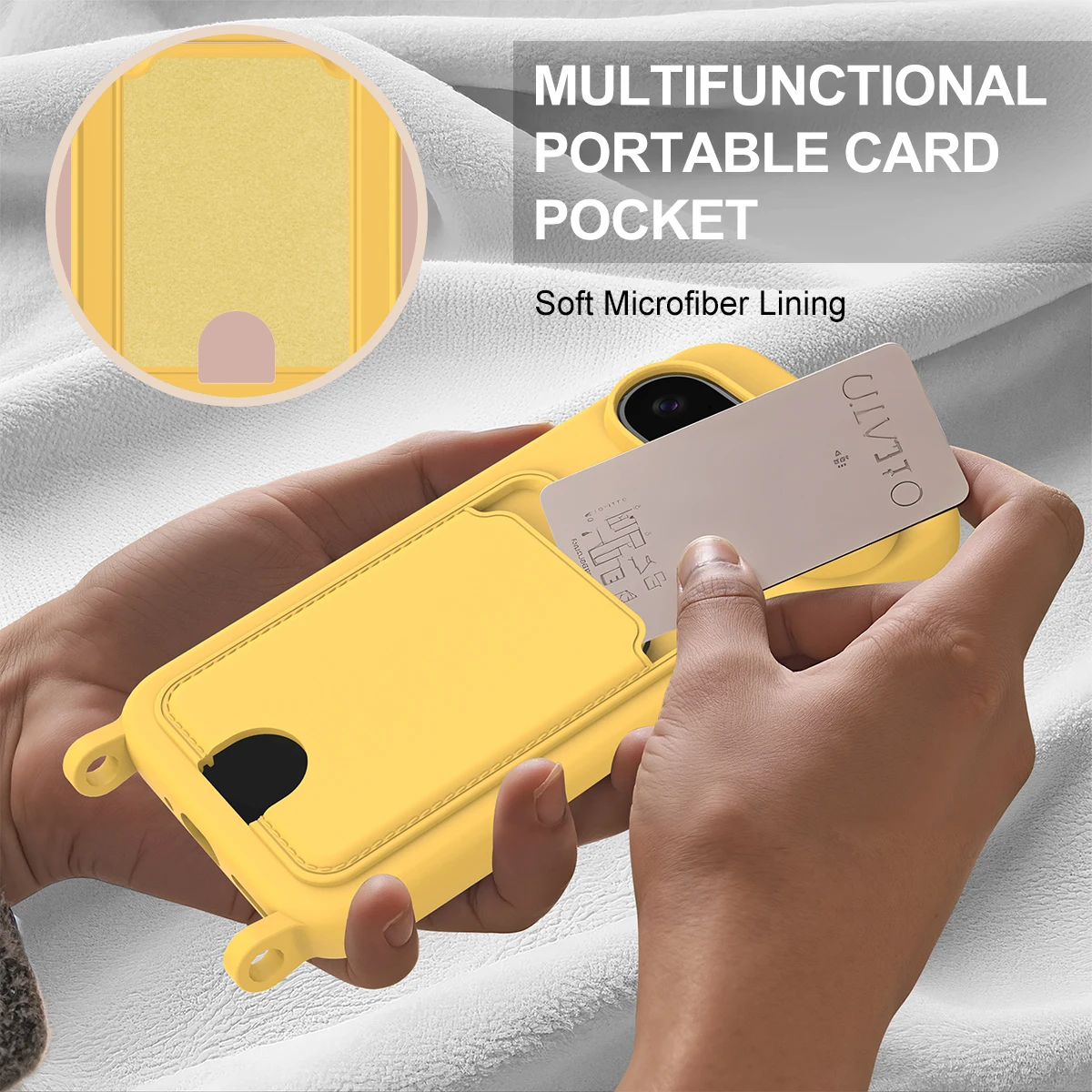 Premium Lanyard Rope Soft Liqu - Phone Cases That Hold Cards 评论和价格