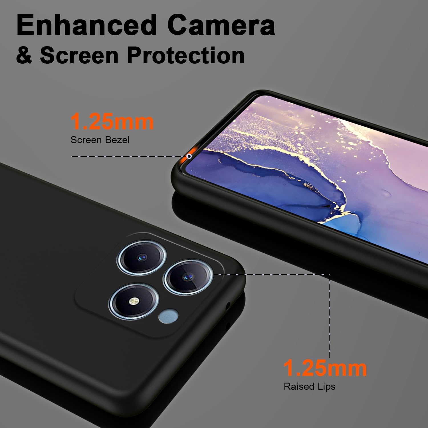 Flexible Liquid Silicone Case  - Realme Note 50 评论和价格