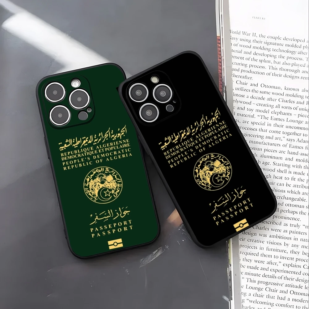Algeria Map Flag Passport Phon - Phone Cases Vape 评论和价格