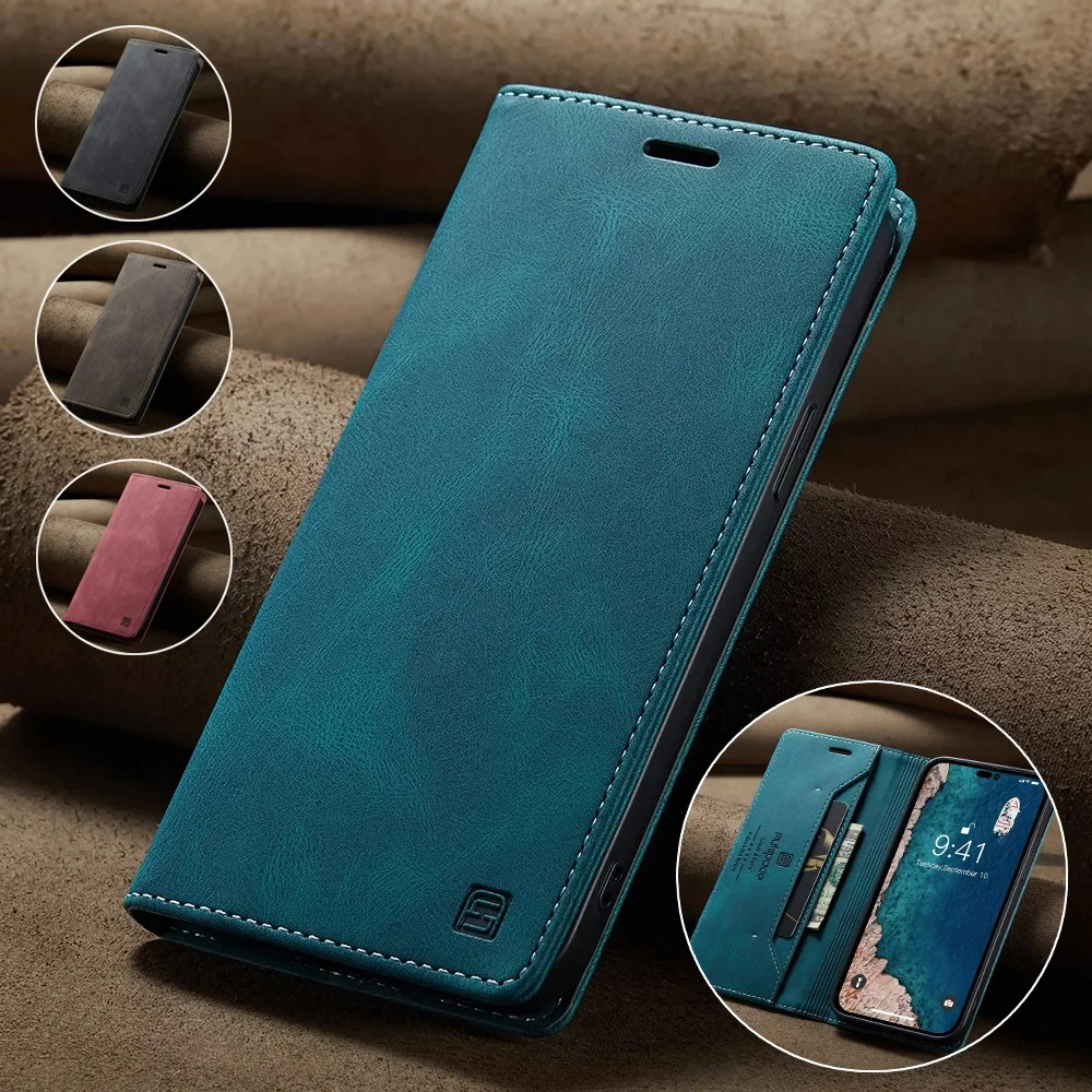 Leather Cases for IPhone 16 15 - Leather Folio Wallet Case 评论和价格