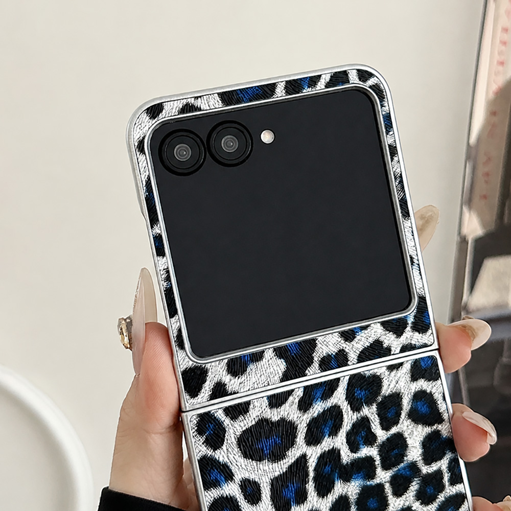 Leopard Print Folding Flip Pho - Phone Cases With Charms 评论和价格