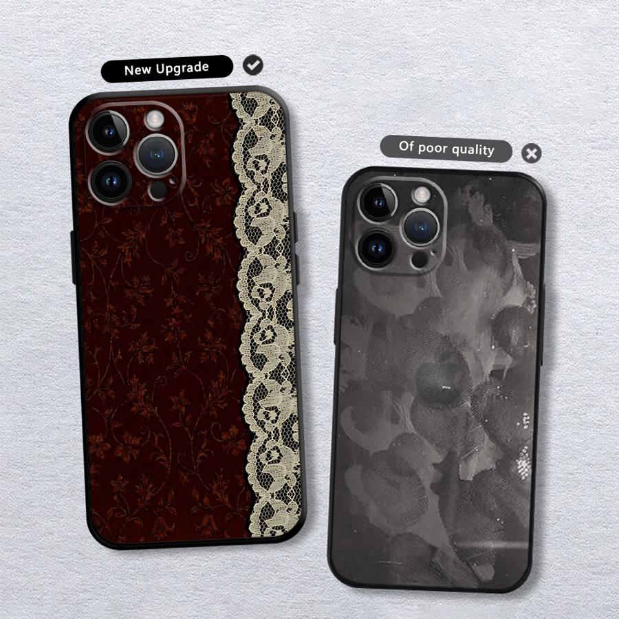 Black And Red Sexy Lace Phone  - Phone Cases Xs Max 评论和价格