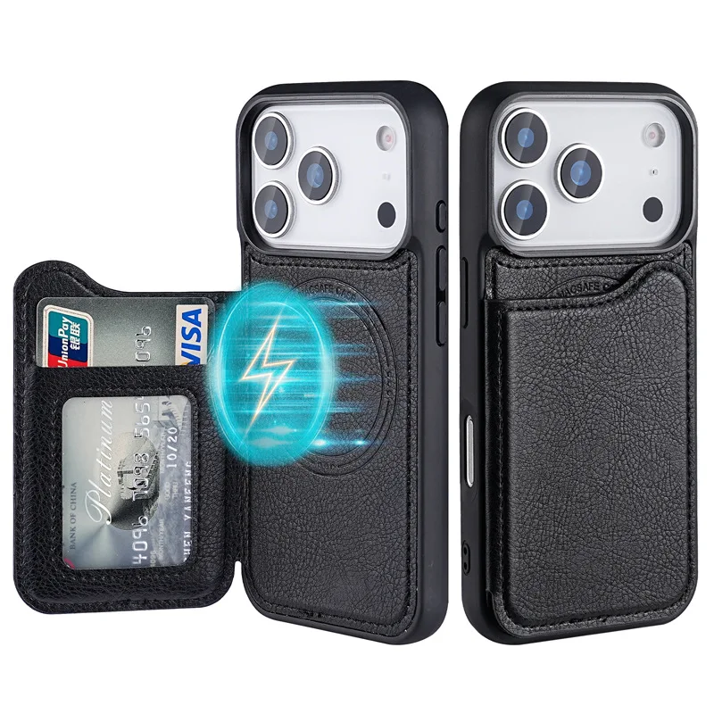 For Magsafe Magnetic Flip Leat - Phone Cases That Hold Cards 评论和价格