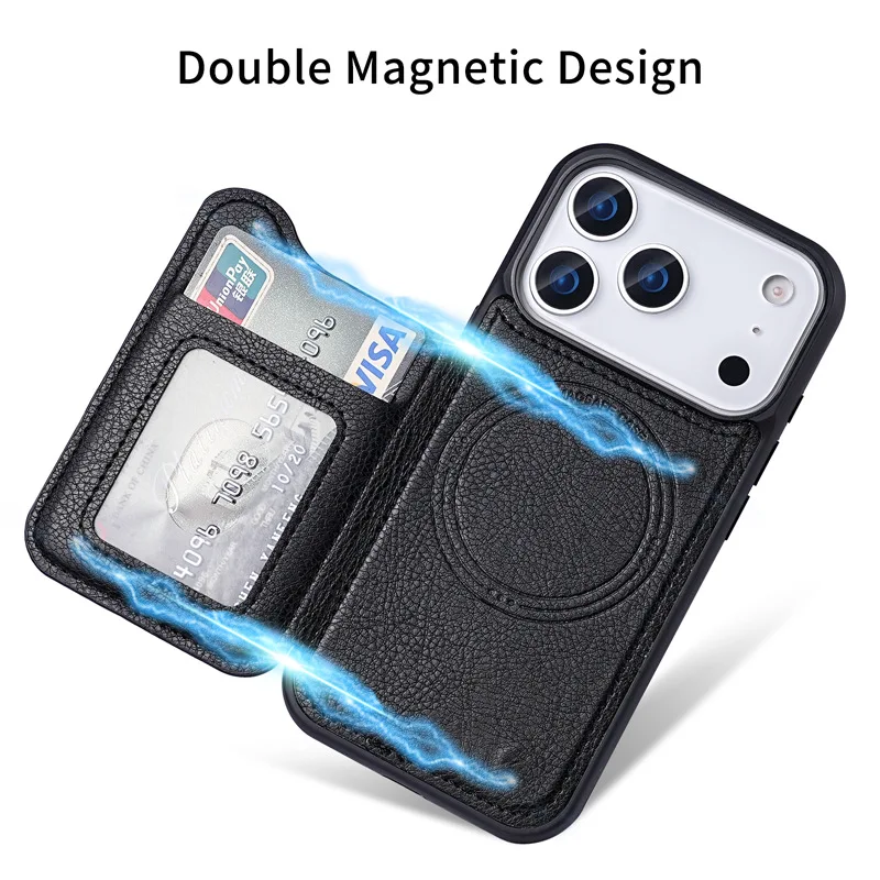 For Magsafe Magnetic Flip Leat - Phone Cases That Hold Cards 评论和价格