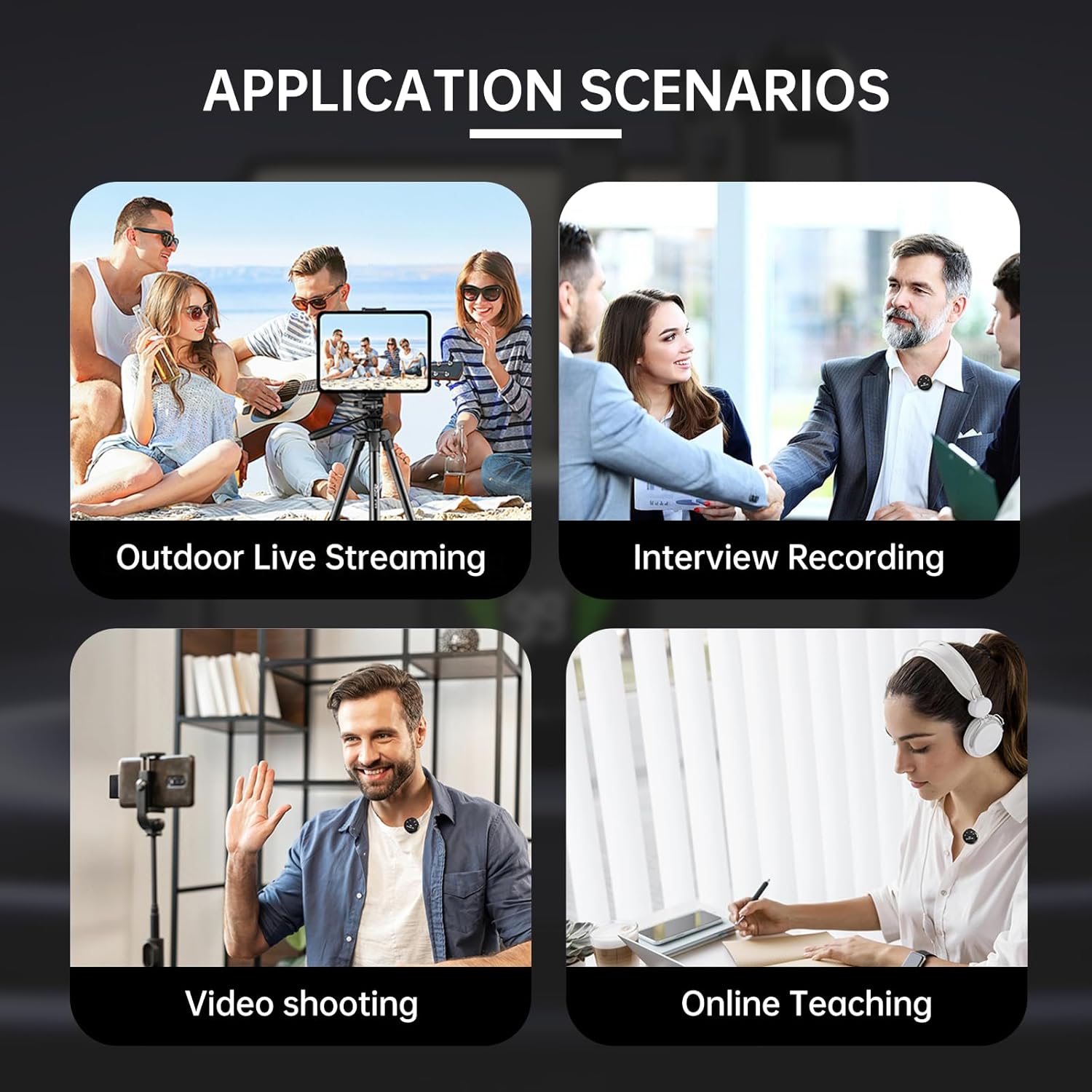 Wireless Lavalier Microphone f - Phone Cases Apple 评论和价格