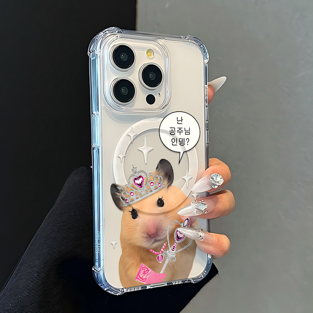Magnetic Korean cutie hamster  - Phone Cases That Charge Your Phone 评论和价格