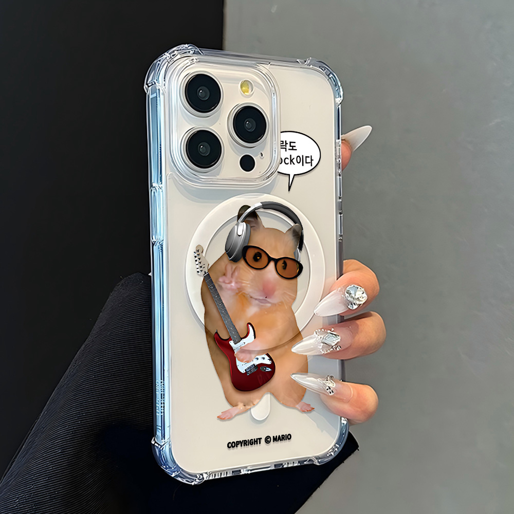 Magnetic Korean cutie hamster  - Phone Cases That Charge Your Phone 评论和价格