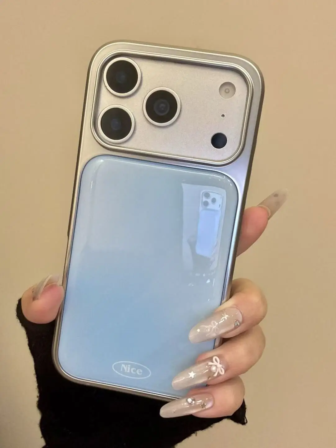 Pink Blue English Label Person - Phone Cases That Charge Your Phone 评论和价格