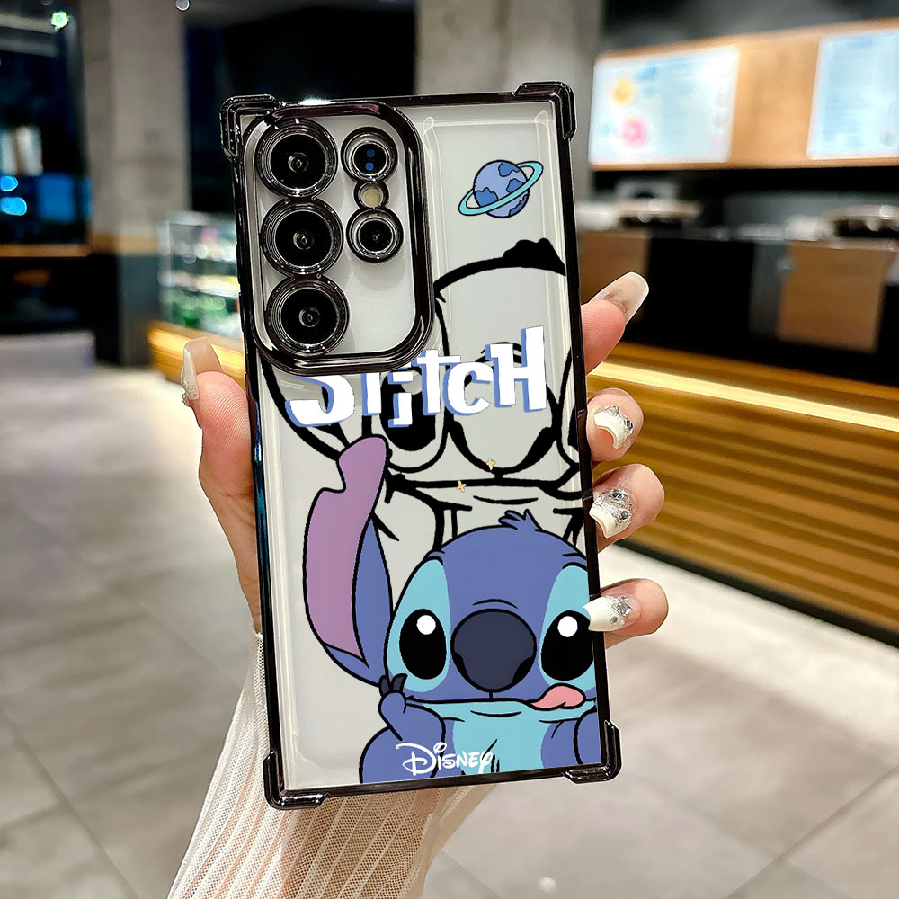 Stitch Line Background Silicon - Phone Cases Samsung S25 Ultra 评论和价格