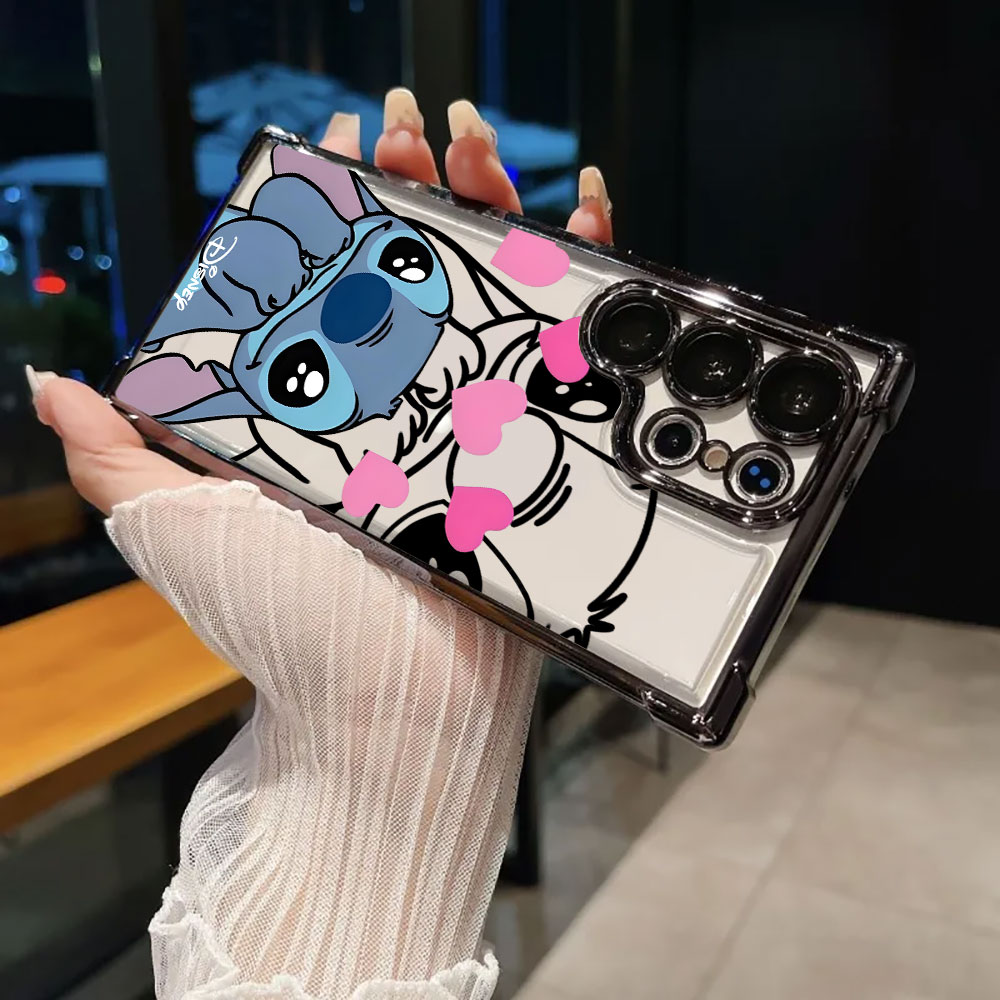 Stitch Line Background Silicon - Phone Cases Samsung S25 Ultra 评论和价格