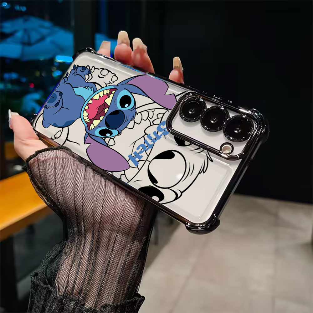 Stitch Line Background Silicon - Phone Cases Samsung S25 Ultra 评论和价格