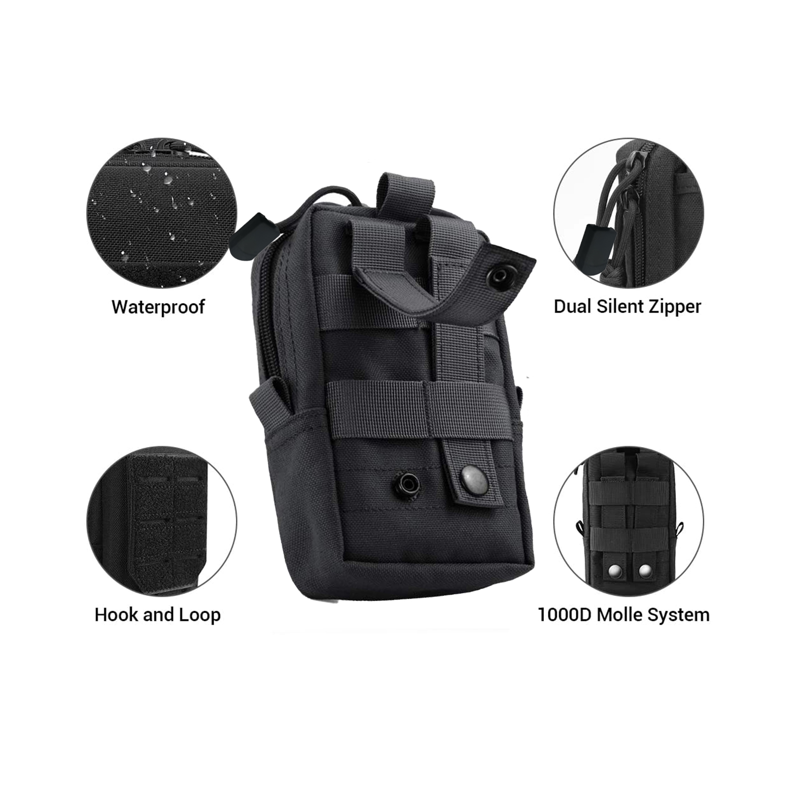 Tactical Molle Pouch Waist Bag - Military Grade Case 评论和价格