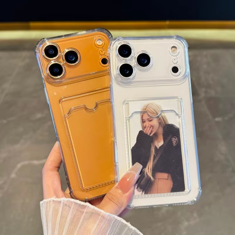 Transparent Card Slot Holder C - Phone Cases That Hold Cards 评论和价格
