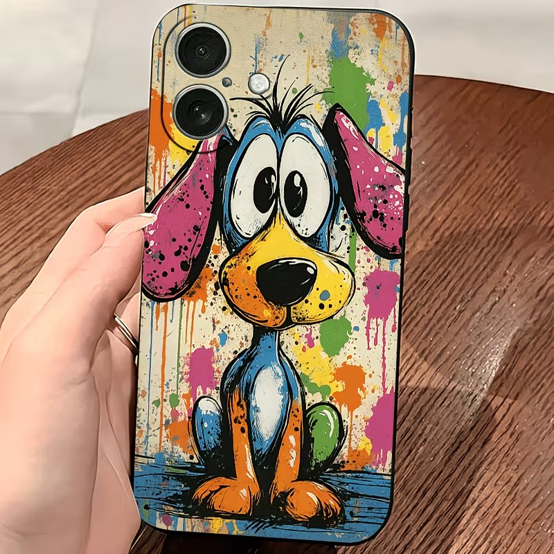 Graffiti Colored Puppy TPU Pho - Phone Cases Xs Max 评论和价格