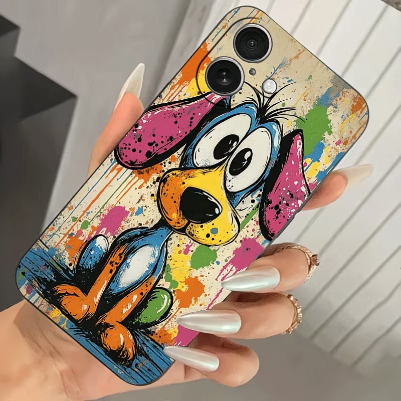 Graffiti Colored Puppy TPU Pho - Phone Cases Xs Max 评论和价格