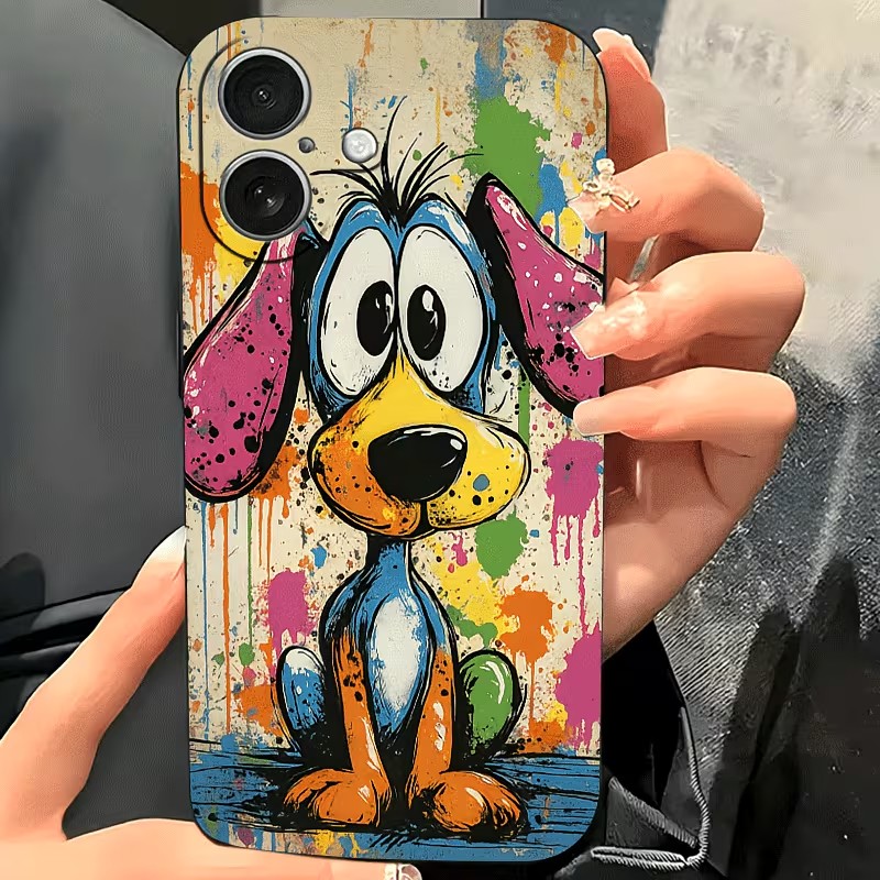 Graffiti Colored Puppy TPU Pho - Phone Cases Xs Max 评论和价格