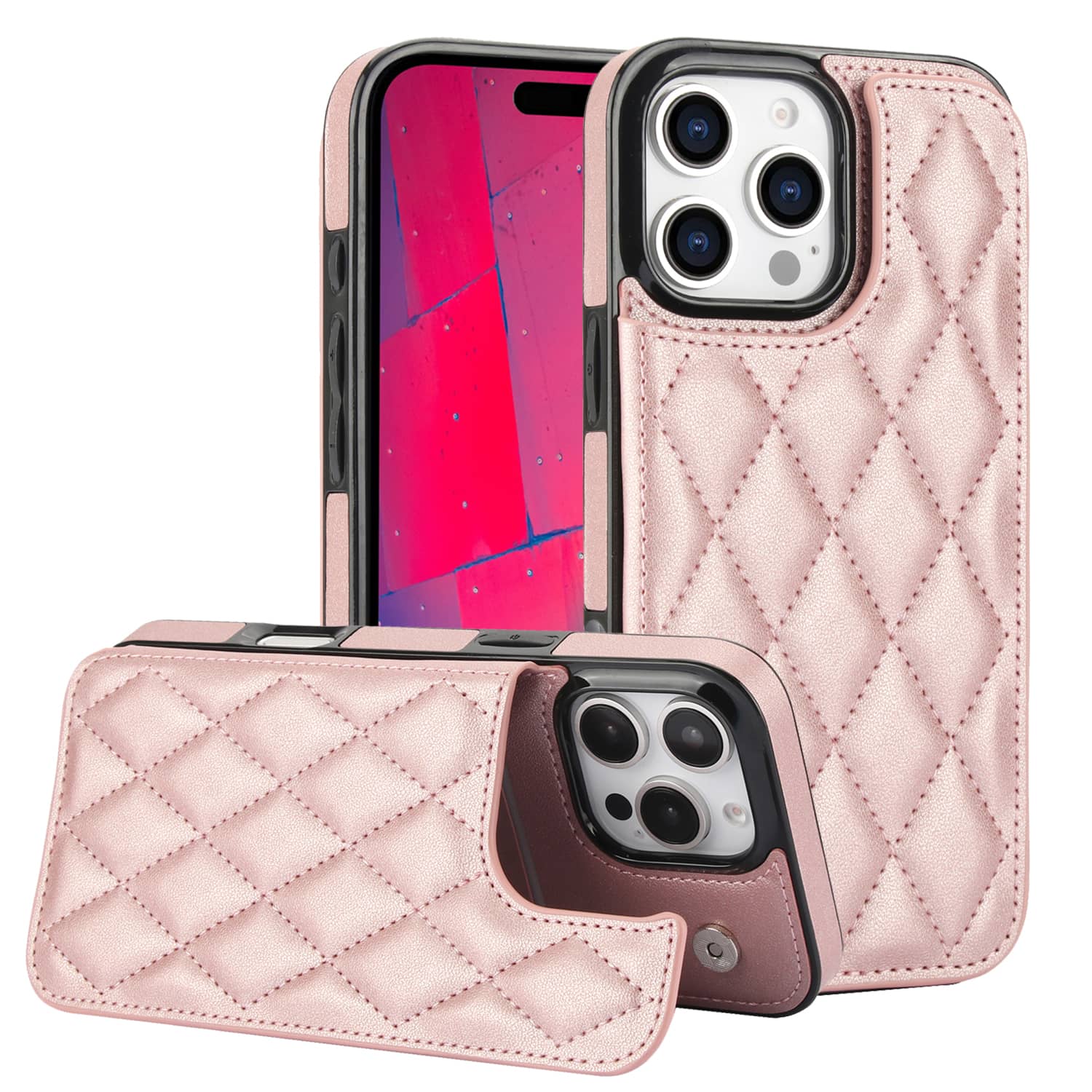For iPhone 16 Pro Max iPhone 1 - Leather Folio Wallet Case 评论和价格
