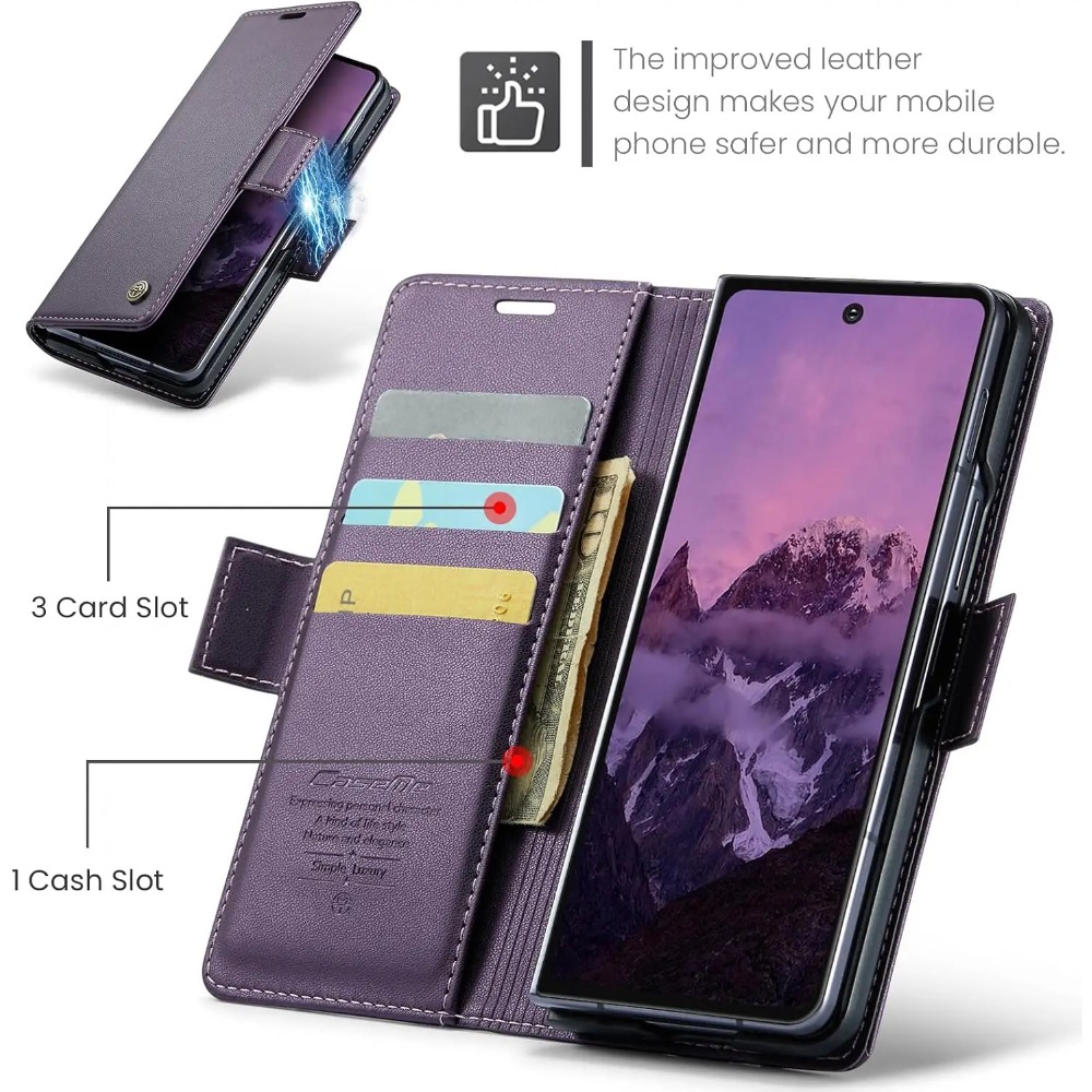 Bestseller Folio Flip RFID Lea - Leather Folio Wallet Case 评论和价格