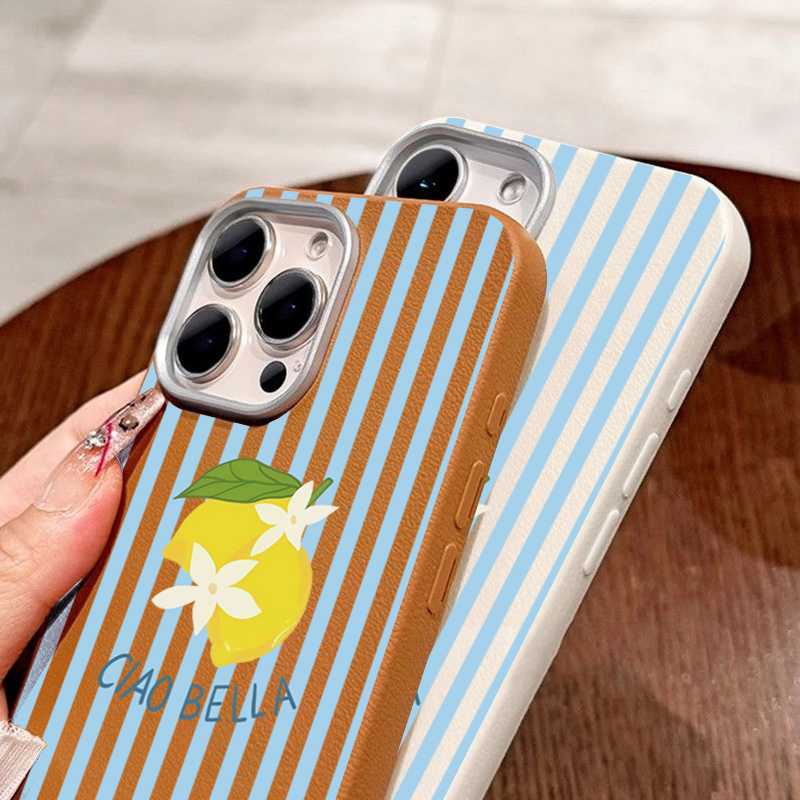 Lemon Striped Retro Design Sui - Phone Cases Samsung S25 Ultra 评论和价格