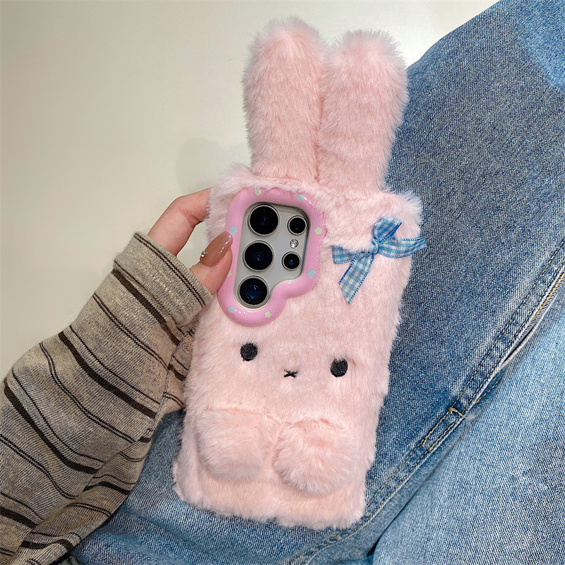 Koren 3D Cartoon Bowknot Rabbi - Phone Cases For Samsung 评论和价格