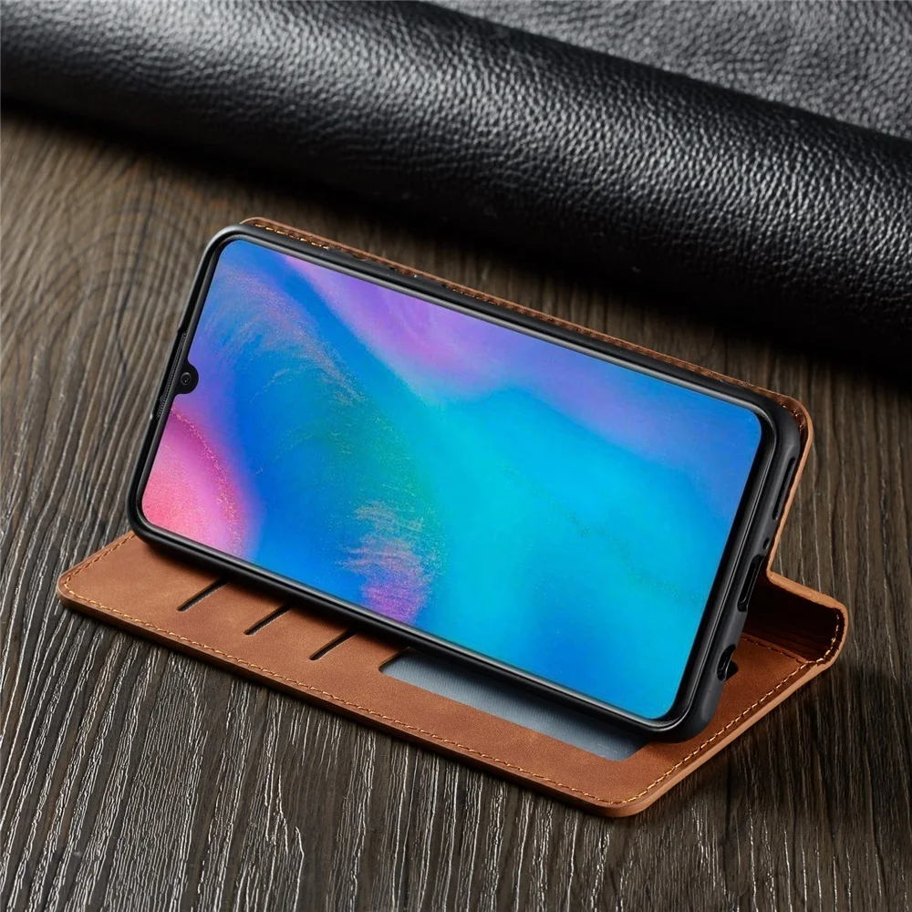 Leather Wallet Case for Huawei - Leather Folio Wallet Case 评论和价格