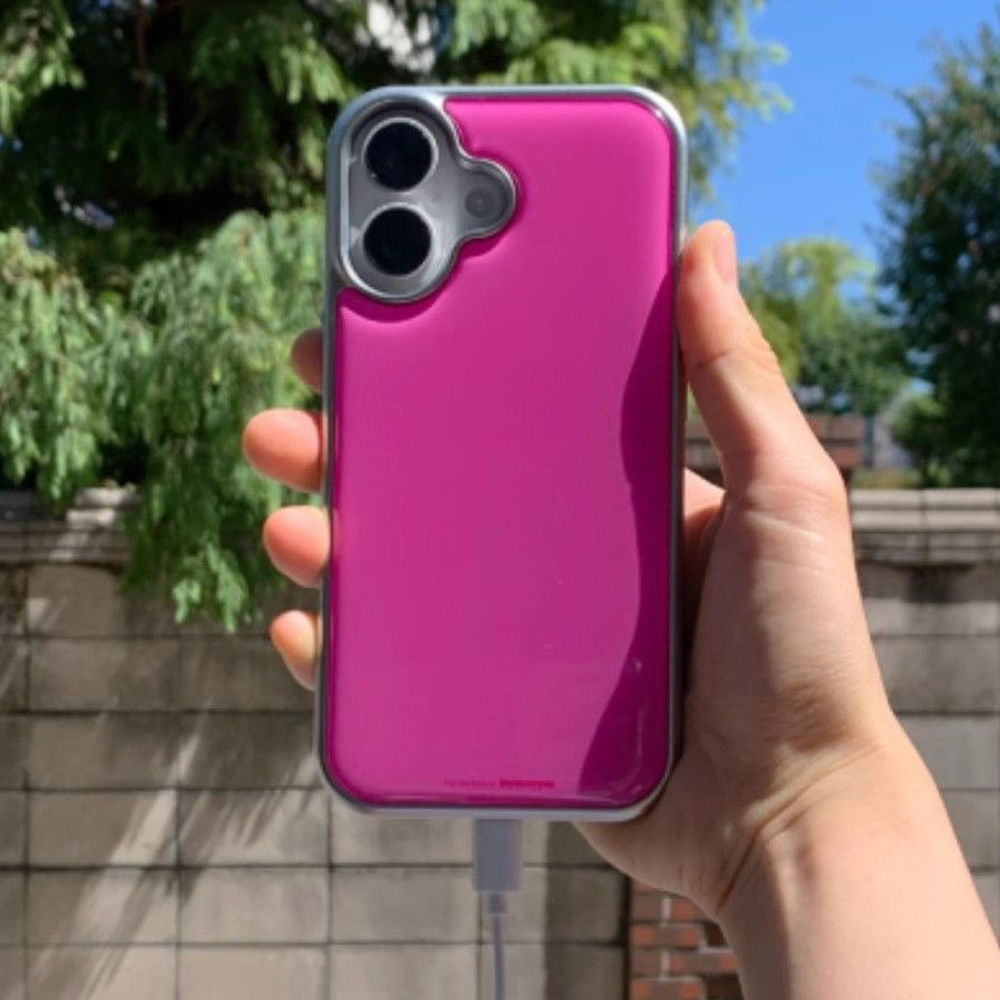 LALA Korean style solid color  - Phone Cases That Charge Your Phone 评论和价格