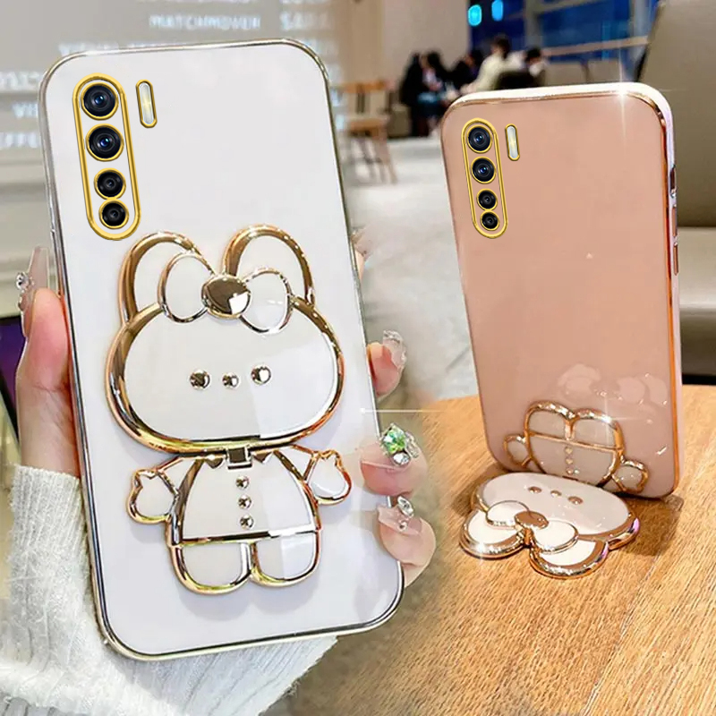 A 91 Makeup Mirror Cute Rabbit - Phone Cases Vogue 评论和价格