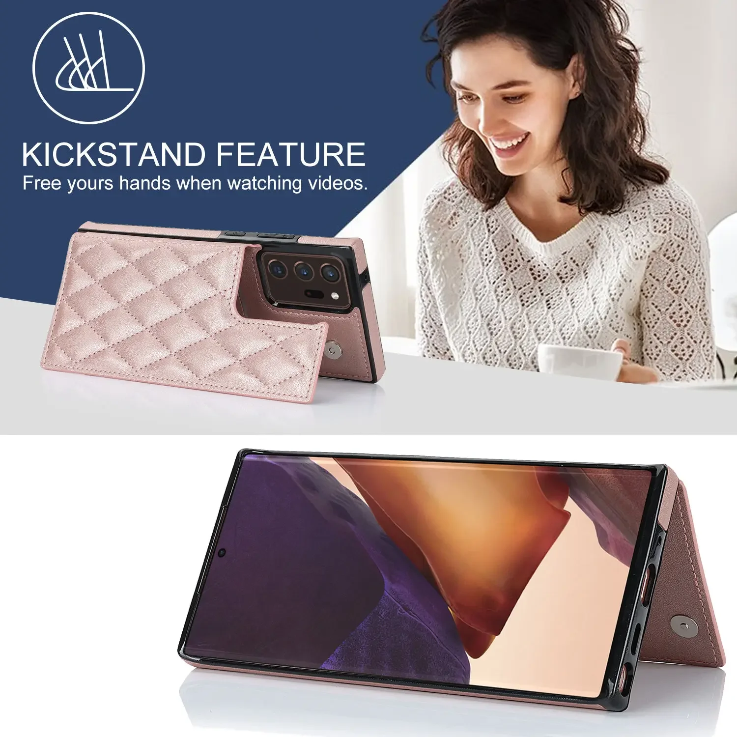 For Samsung Galaxy Note 10 Plu - Leather Folio Wallet Case 评论和价格