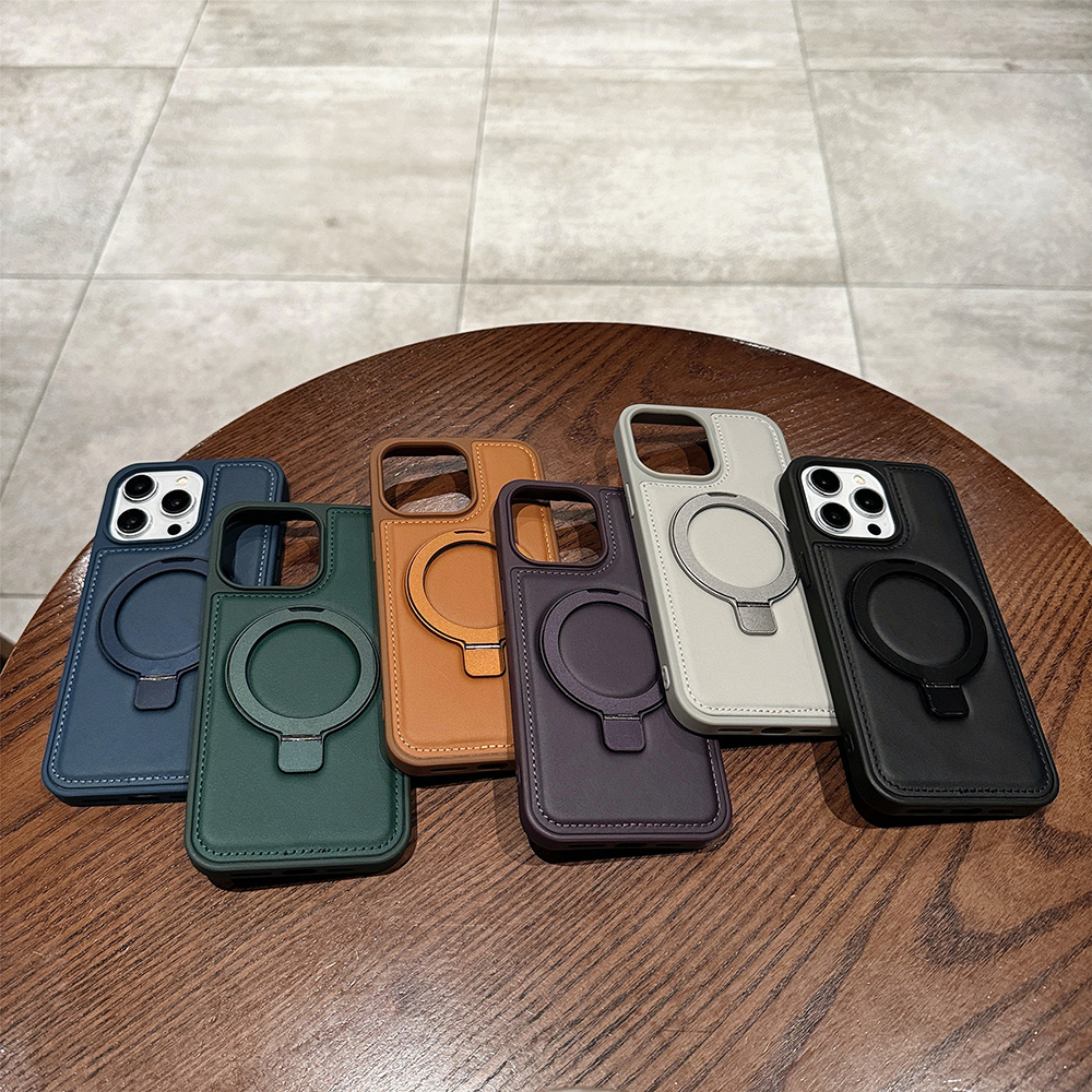 PU Leather Magnetic Case for A - Phone Cases That Charge Your Phone 评论和价格