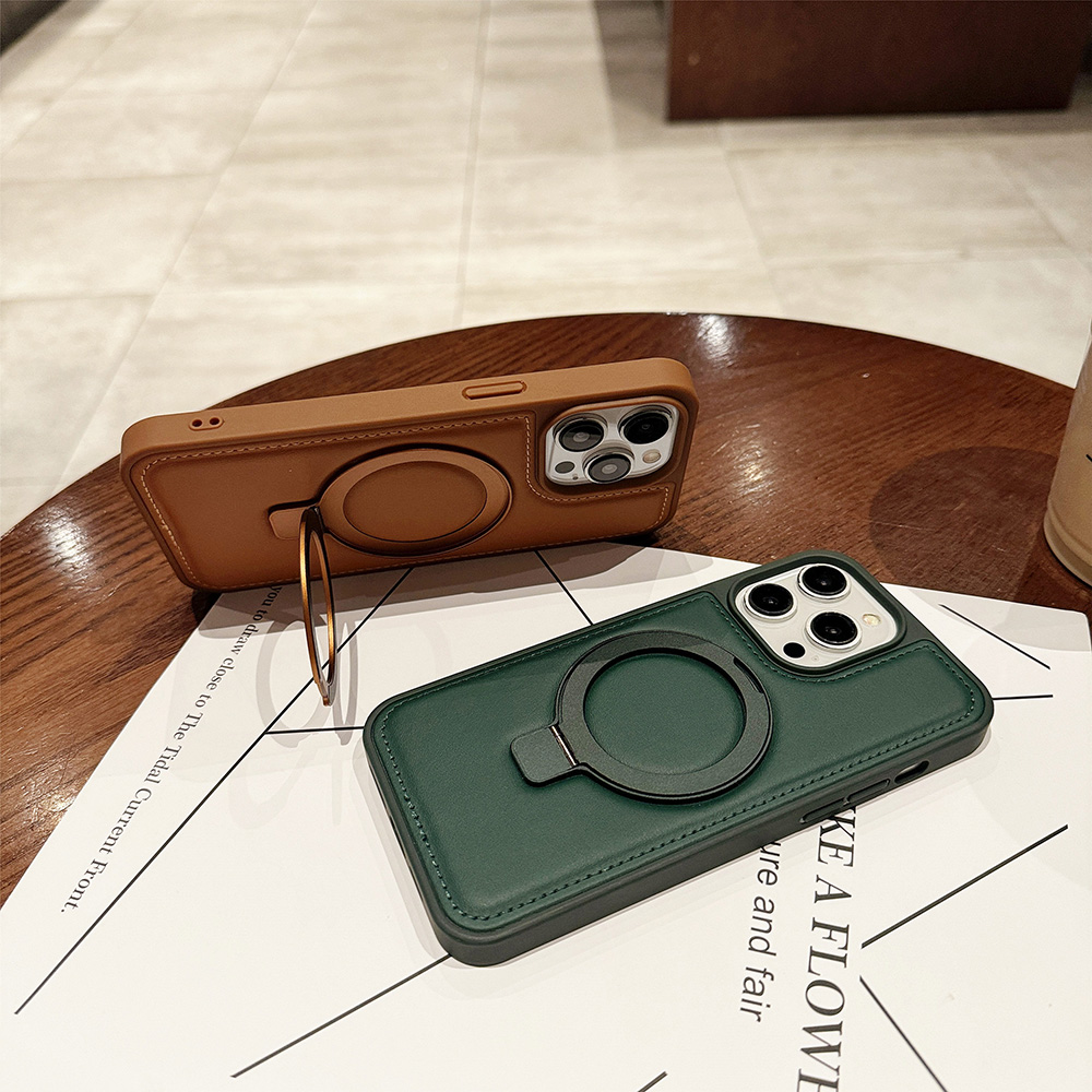 PU Leather Magnetic Case for A - Phone Cases That Charge Your Phone 评论和价格