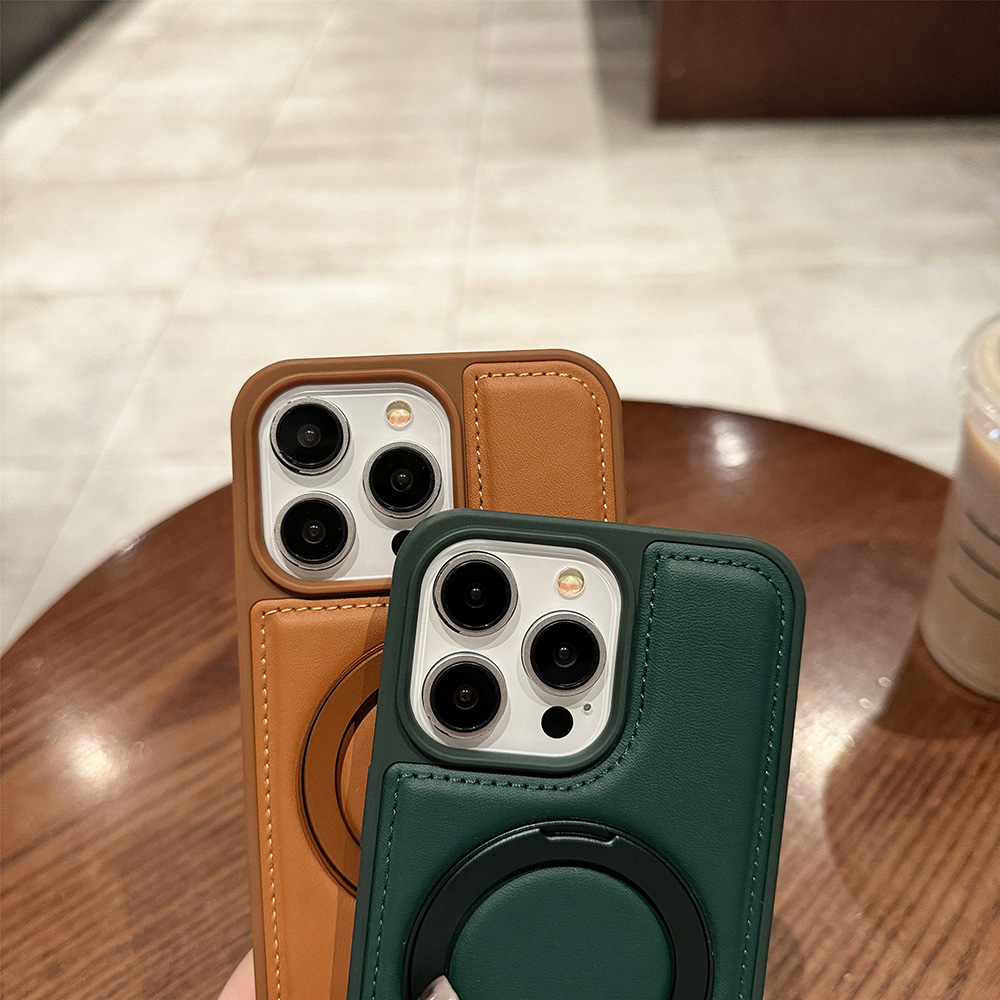 PU Leather Magnetic Case for A - Phone Cases That Charge Your Phone 评论和价格