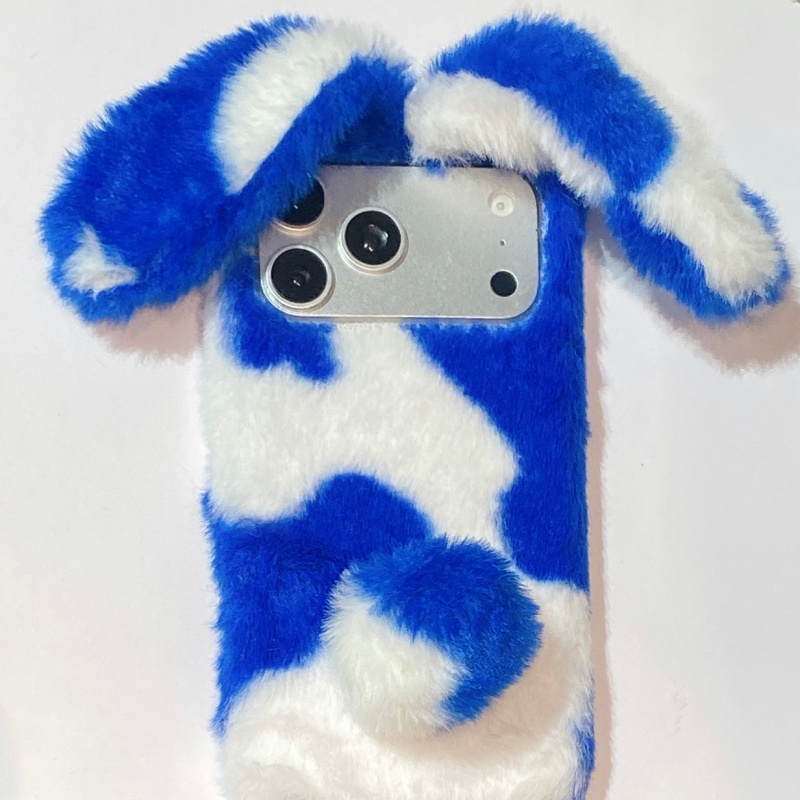 Cute Rabbit Design Fluffy Phon - Phone Cases Apple 评论和价格